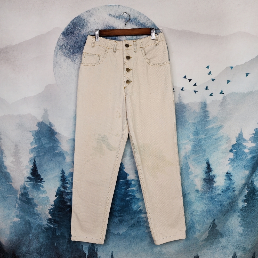VTG Georges Marciano Guess Button Fly Jeans Women's Size 29